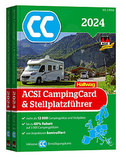Kartonierter Einband ACSI CampingCard &amp; Stellplatzführer 2024 von 