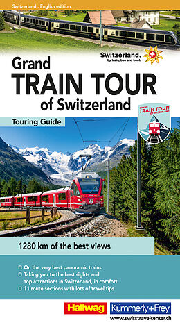 Couverture cartonnée Grand Train Tour of Switzerland / englische Ausgabe de Roland Baumgartner