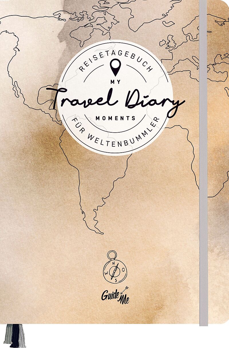 GuideMe Reisetagebuch Travel Diary Weltkarte
