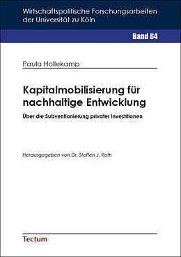 Kartonierter Einband Kapitalmobilisierung für nachhaltige Entwicklung von Paula Hollekamp