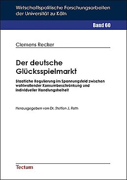 E-Book (pdf) Der deutsche Glücksspielmarkt von Clemens Recker