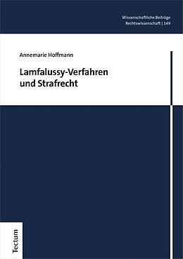 E-Book (pdf) Lamfalussy-Verfahren und Strafrecht von Annemarie Hoffmann