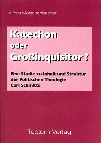 Katechon oder Grossinquisitor?