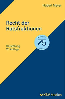 E-Book (pdf) Recht der Ratsfraktionen von Hubert Meyer