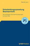 E-Book (pdf) Entscheidungssammlung Beamtenrecht von Patrick Lerm