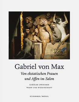 Fester Einband Von ekstatischen Frauen und Affen im Salon von Gabriel von Max