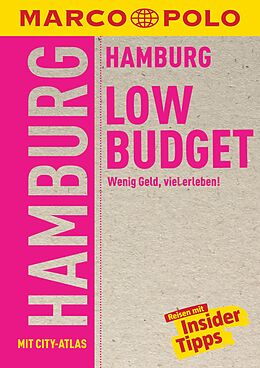 Kartonierter Einband MARCO POLO LowBudget Reiseführer Hamburg von Dorothea Heintze, Katrin Wienefeld