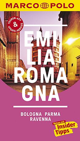 Kartonierter Einband MARCO POLO Reiseführer Emilia-Romagna, Bologna, Parma, Ravenna von Bettina Dürr