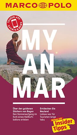 Kartonierter Einband MARCO POLO Reiseführer Myanmar von Andrea Markand, Markus Markand