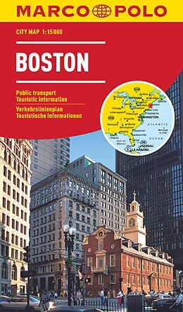 (Land)Karte MARCO POLO Cityplan Boston 1:15.000 von 