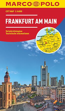 (Land)Karte MARCO POLO Cityplan Frankfurt am Main 1:16.000 von 