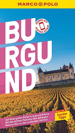 Kartonierter Einband MARCO POLO Reiseführer Burgund von Manfred Görgens, Klaus Simon, Felicitas Schwarz Grammon