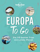 Fester Einband Lonely Planet Europa to go von Lonely Planet
