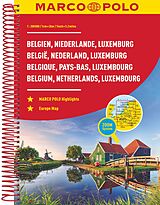 Kartonierter Einband MARCO POLO Reiseatlas Benelux 1:200.000 von 