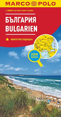 (Land)Karte MARCO POLO Länderkarte Bulgarien 1:800.000 von 
