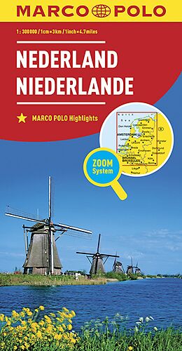 (Land)Karte MARCO POLO Länderkarte Niederlande 1:300.000 von Marco Polo