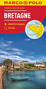 (Land)Karte MARCO POLO Karte Bretagne 1:200 000 von 