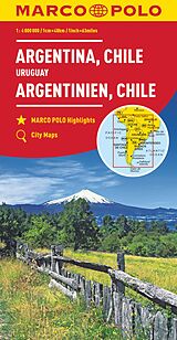 (Land)Karte MARCO POLO Kontinentalkarte Argentinien, Chile 1:4 Mio. von 