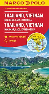 (Land)Karte MARCO POLO Kontinentalkarte Thailand, Vietnam 1:2,5 Mio. von 