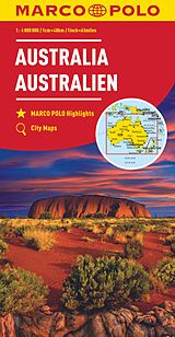 (Land)Karte MARCO POLO Kontinentalkarte Australien 1:4 Mio. von 