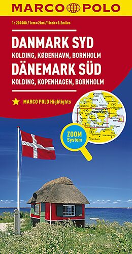 (Land)Karte MARCO POLO Regionalkarte Dänemark Süd 1:200.000 von 