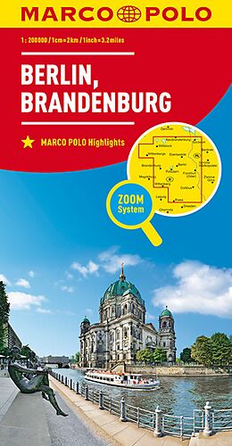 (Land)Karte MARCO POLO Regionalkarte Deutschland 04 Berlin, Brandenburg 1:200.000 von 