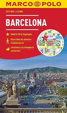 (Land)Karte MARCO POLO Cityplan Barcelona 1:12.000 von 