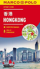 (Land)Karte MARCO POLO Cityplan Hongkong 1:12000 von 