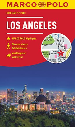 (Land)Karte MARCO POLO Cityplan Los Angeles 1:12.000 von 
