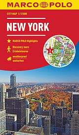 (Land)Karte MARCO POLO Cityplan New York 1:12.000 von 