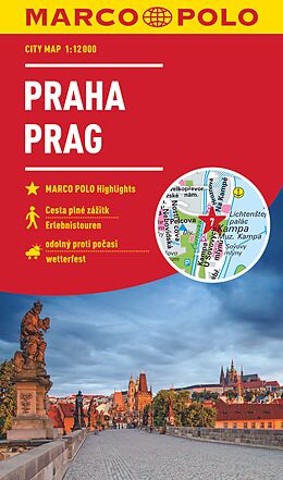 (Land)Karte MARCO POLO Cityplan Prag 1:12.000 von 
