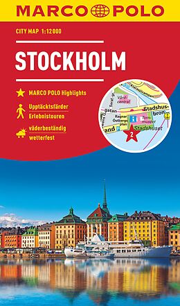 (Land)Karte MARCO POLO Cityplan Stockholm 1:12.000 von 