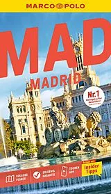 Kartonierter Einband MARCO POLO Reiseführer Madrid von Martin Dahms, Susanne Thiel