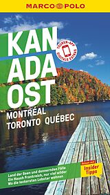 Kartonierter Einband MARCO POLO Reiseführer Kanada Ost, Montreal, Toronto, Québec von Karl Teuschl