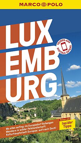 Kartonierter Einband MARCO POLO Reiseführer Luxemburg von Susanne Jaspers, Wolfgang Felk