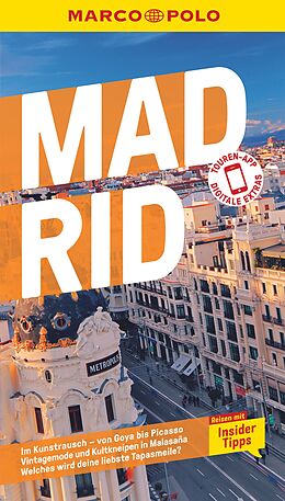 Kartonierter Einband MARCO POLO Reiseführer Madrid von Susanne Thiel, Martin Dahms
