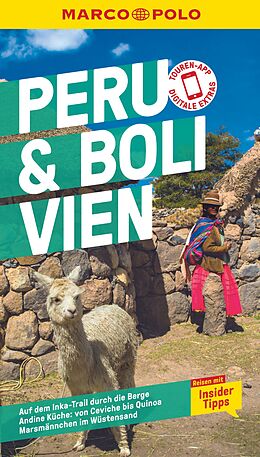 Couverture cartonnée MARCO POLO Reiseführer Peru &amp; Bolivien de Gesine Froese, Eva Tempelmann