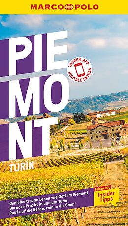 Kartonierter Einband MARCO POLO Reiseführer Piemont, Turin von Stefanie Claus, Annette Rübesamen