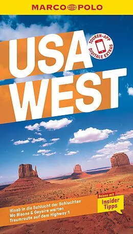 Kartonierter Einband MARCO POLO Reiseführer USA West von Karl Teuschl