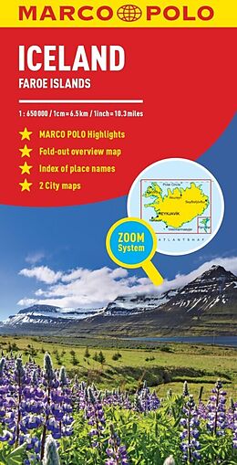 Carte (de géographie) Iceland de Marco Polo