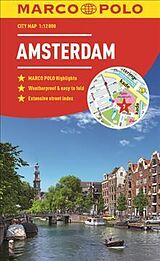 Carte (de géographie) Amsterdam 2018 de Marco Polo