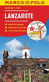 Carte (de géographie) Lanzarote de Marco Polo