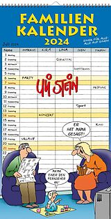 Kalender Uli Stein Familienkalender 2024: Familienplaner mit 5 Spalten von Uli Stein