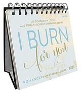 Kalender I burn for you - Romance-Postkartenkalender 2026 von Lappan Verlag