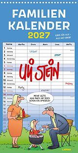 Kalender Uli Stein Familienkalender 2027: Familienplaner mit 5 Spalten von Uli Stein