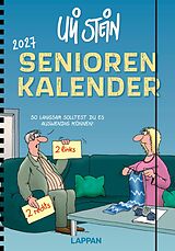 Kalender Uli Stein Senioren-Kalender 2027 mit Spiralbindung und Gummiband von Uli Stein