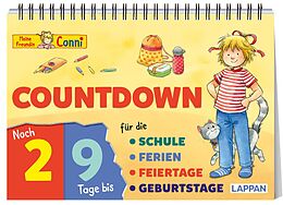 Kartonierter Einband Countdown für die Schule mit Conni von 