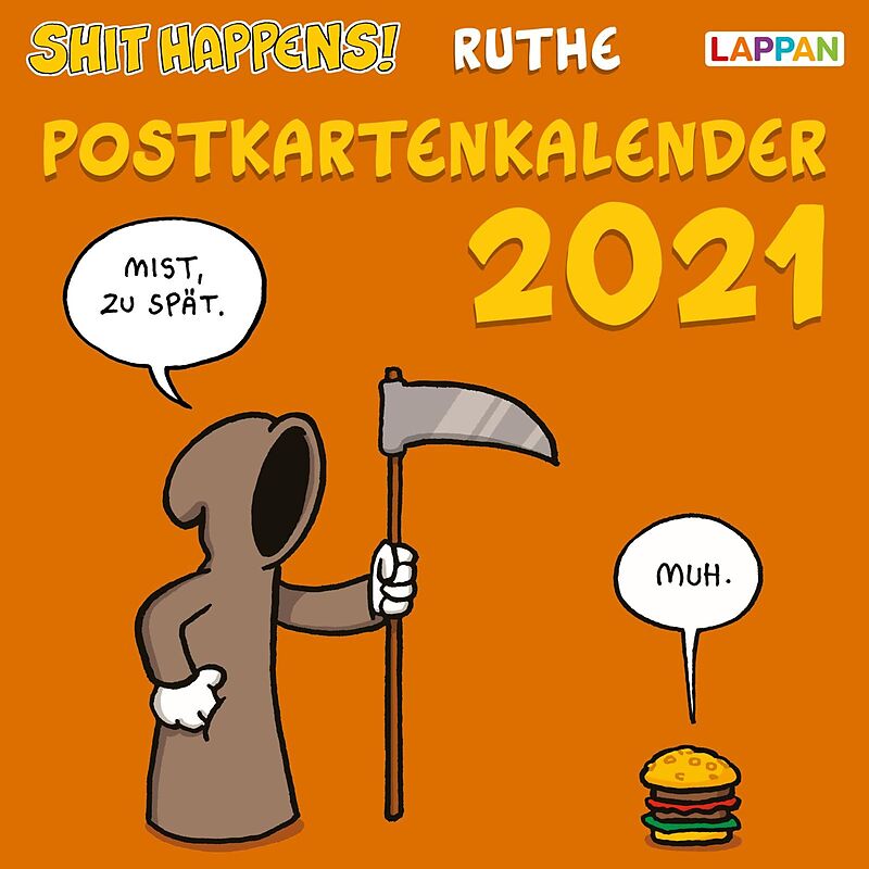 Shit happens! Postkartenkalender 2021 - Ralph Ruthe - Buch kaufen  Ex 