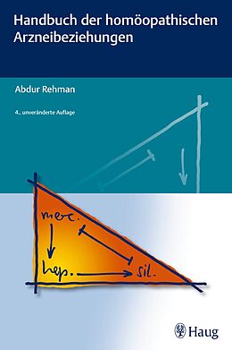 Fester Einband Handbuch der homöopathischen Arzneibeziehungen von Abdur Rehman