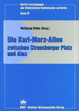 Fester Einband Die Karl-Marx-Allee zwischen Strausberger Platz und Alex von 